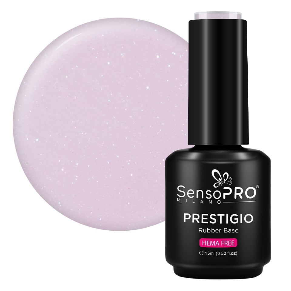 Rubber Base PRESTIGIO SensoPRO Milano - Tender Pink 15ml-Rubber Base > Rubber Base PRESTIGIO 15ml