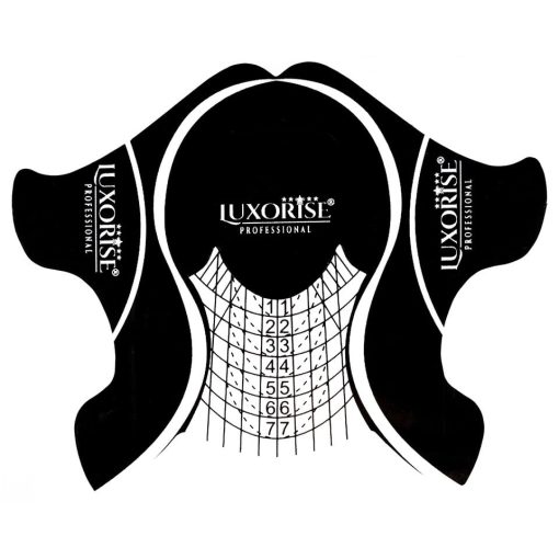 Sabloane Unghii Gel Plastifiate LUXORISE Black