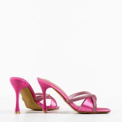 Saboti cu toc Buck Roz 3