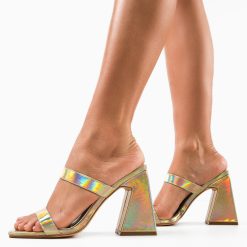 Saboti cu toc Luanda Aurii 2