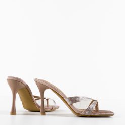 Saboti cu toc Mura Bej 4