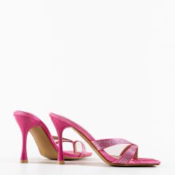 Saboti cu toc Mura Roz 4