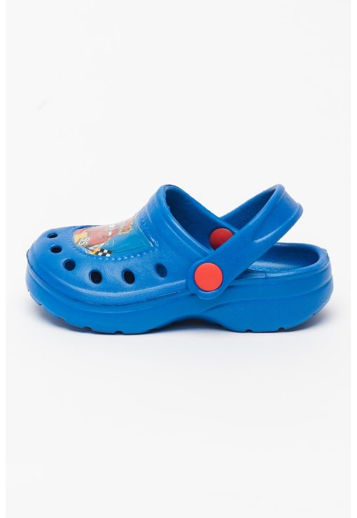 Saboti slingback cu model cu masini-BAIETI/INCALTAMINTE/Papuci-INCALTAMINTE/Papuci