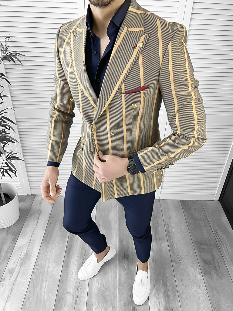 Sacou barbati slim fit 1049  79-5-Sacouri barbati
