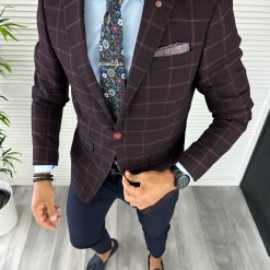 Sacou barbati slim fit 12845  28-4-Sacouri barbati