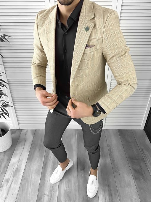 Sacou barbati slim fit 3148 D5-1.1-Sacouri barbati