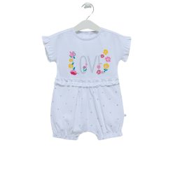 Salopeta din bumbac bebelusi -  TK7050-FETE/IMBRACAMINTE/Salopete-IMBRACAMINTE/Salopete