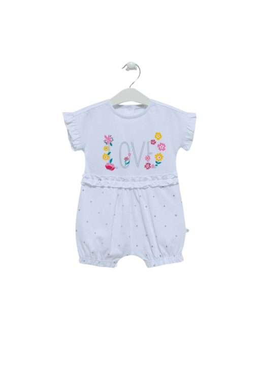 Salopeta din bumbac bebelusi -  TK7050-FETE/IMBRACAMINTE/Salopete-IMBRACAMINTE/Salopete