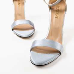Sandale cu toc Banty Gri 5