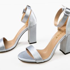 Sandale cu toc Banty Gri 6