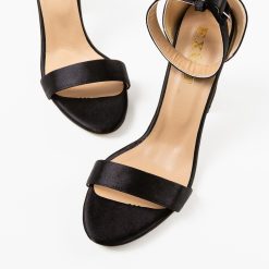 Sandale cu toc Banty Negre 4