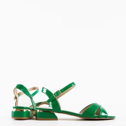 Sandale cu toc Beridze Verzi 4