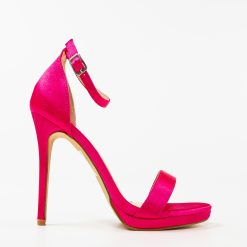 Sandale cu toc Cassandre Fuchsia 3
