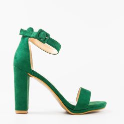 Sandale cu toc Costil Verzi 4
