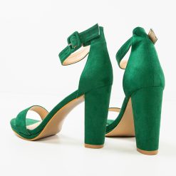 Sandale cu toc Costil Verzi 6
