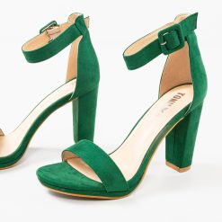Sandale cu toc Costil Verzi 7