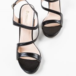 Sandale cu toc Dules Negre 5
