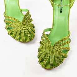 Sandale cu toc Dybany Verzi 4