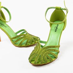 Sandale cu toc Dybany Verzi 6