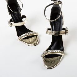 Sandale cu toc Fadana Aurii 5