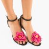 Sandale cu toc Gabrie Negre-Sandale cu toc-Sandale cu toc