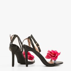 Sandale cu toc Gabrie Negre 3