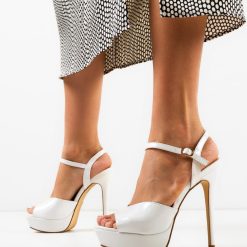 Sandale cu toc Ivy Albe 1