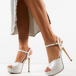 Sandale cu toc Ivy Albe 2