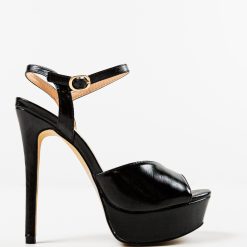 Sandale cu toc Ivy Negre 3