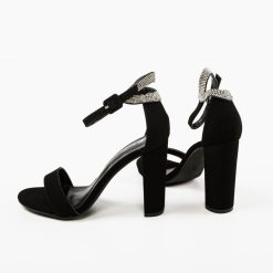 Sandale cu toc Jalea Negre 6