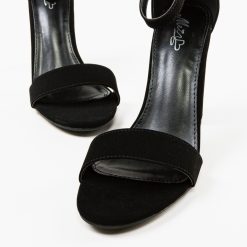 Sandale cu toc Jalea Negre 7