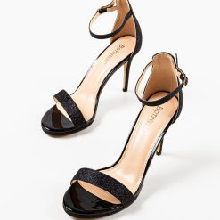 Sandale cu toc Krijo Negri 4