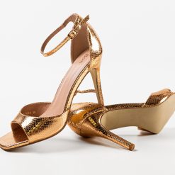 Sandale cu toc Lekaz Roze 6