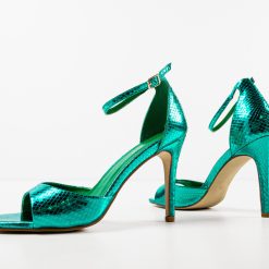 Sandale cu toc Lekaz Verzi 6