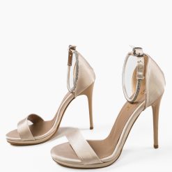 Sandale cu toc Lopakam Bej 2 5