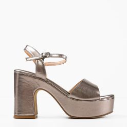 Sandale cu toc Mamyat Gri 3