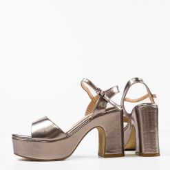Sandale cu toc Mamyat Gri 5