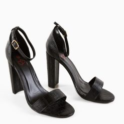 Sandale cu toc Marita Negre 6