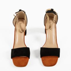 Sandale cu toc Matija Negre 2