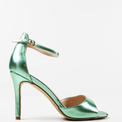 Sandale cu toc Moroilo Verzi 4