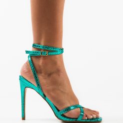 Sandale cu toc Osafy Verzi 2