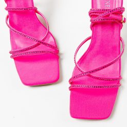 Sandale cu toc Park Fuchsia 5