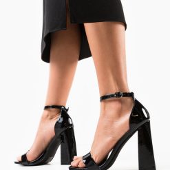 Sandale cu toc Pastev Negre 2