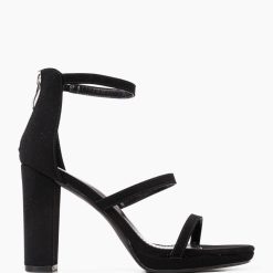 Sandale cu toc Ruger Negre 4