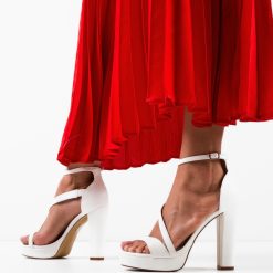 Sandale cu toc Tetra Albe 1