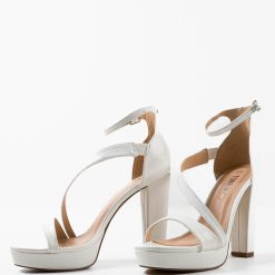 Sandale cu toc Tetra Albe 4