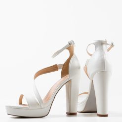 Sandale cu toc Tetra Albe 5