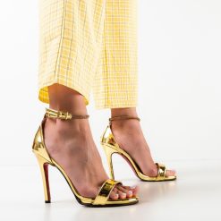 Sandale cu toc Zimba Aurii 2