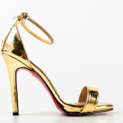 Sandale cu toc Zimba Aurii 3