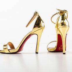 Sandale cu toc Zimba Aurii 5